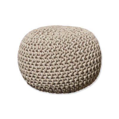 Concho Upholstered Pouf by Dakota Fields