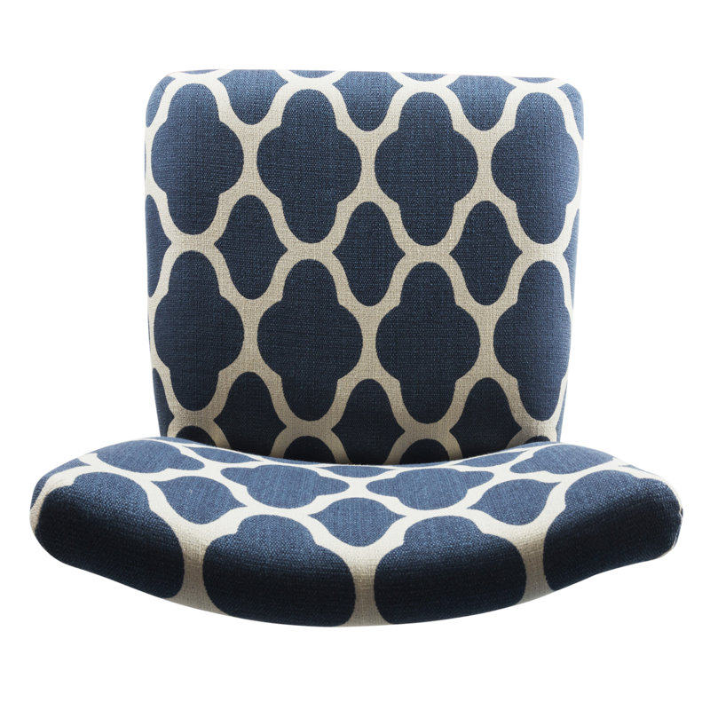 Tabouret de bar et de comptoir Vioria, Bleu marine, Tabouret de comptoir (assise de 24 po de hauteur)