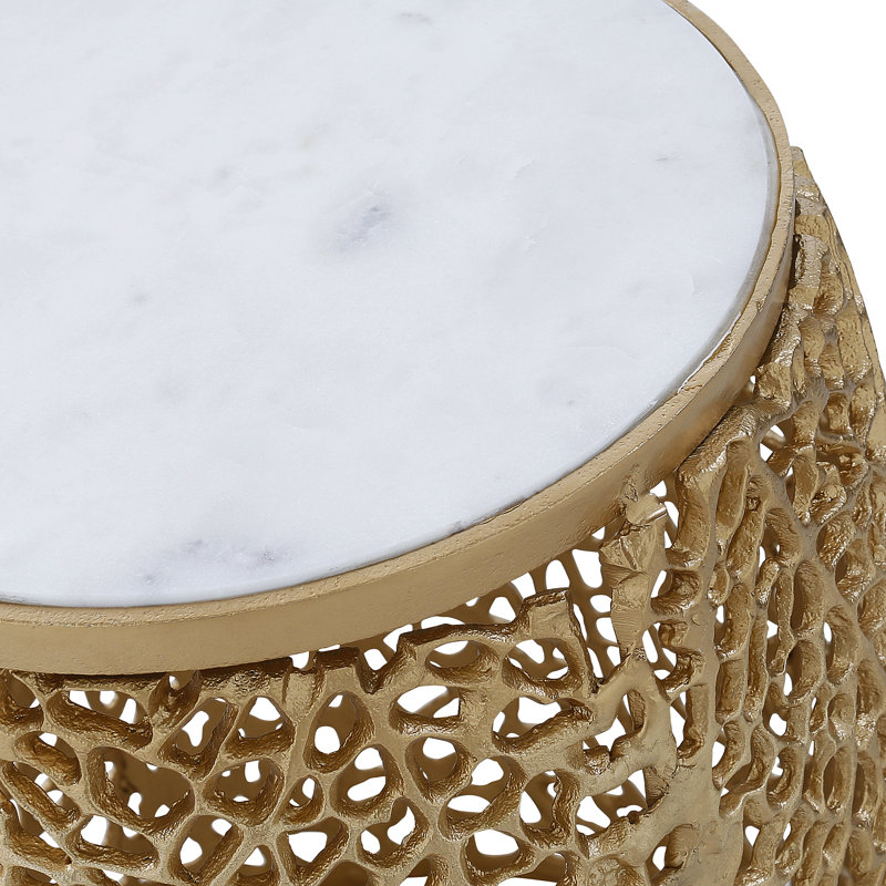 Schaumburg Metal Accent Stool