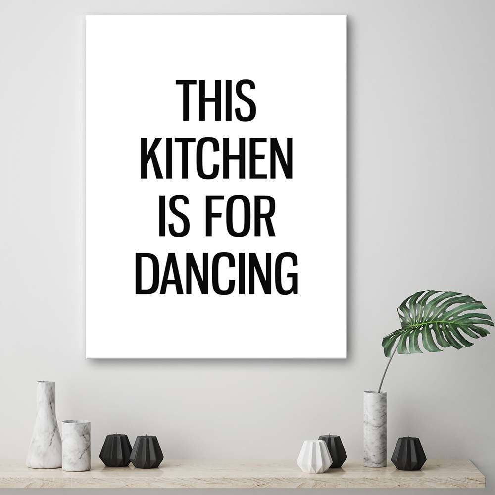 Leinwandbild Dancing Kitchen