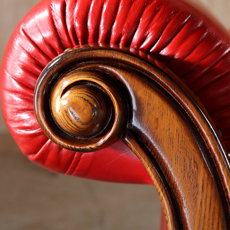 Light luxury elegant solid wood chair