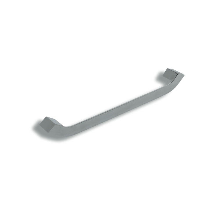 Barre à serviettes murale fluide 17,72 po, Nickel satiné