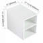 Meuble-lavabo à fermeture en douceur 36 po avec lavabo et petites tablettes de rangement
