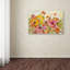 « brushy pivoines », reproduction sur toile tendue-32714236