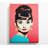 Audrey Hepburn Euphoria - Wrapped Canvas Print-96392523