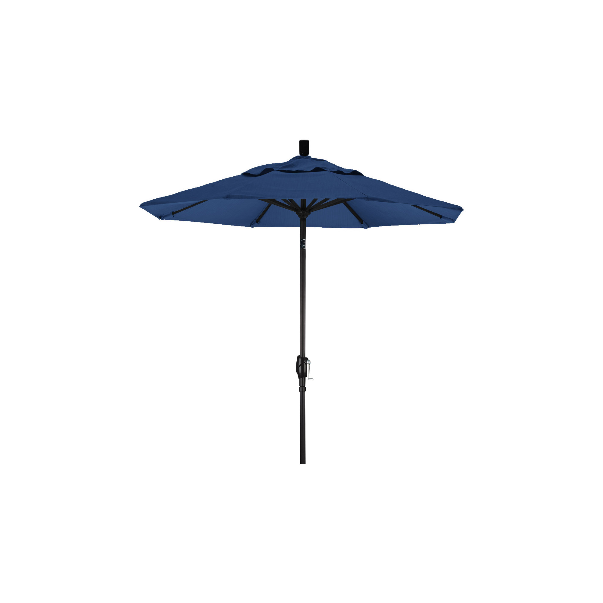 90'' Outdoor Umbrella, Pacifica, Navy Blue Performance Canvas, White