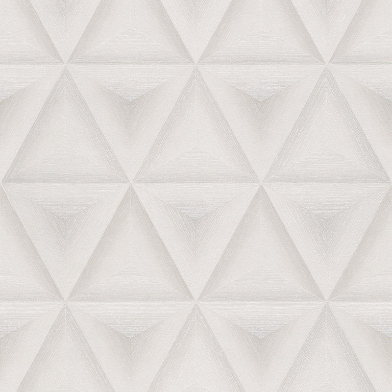 Rouleau de papier peint L 33 pi x l 21 po Ikey Triangles, Beige