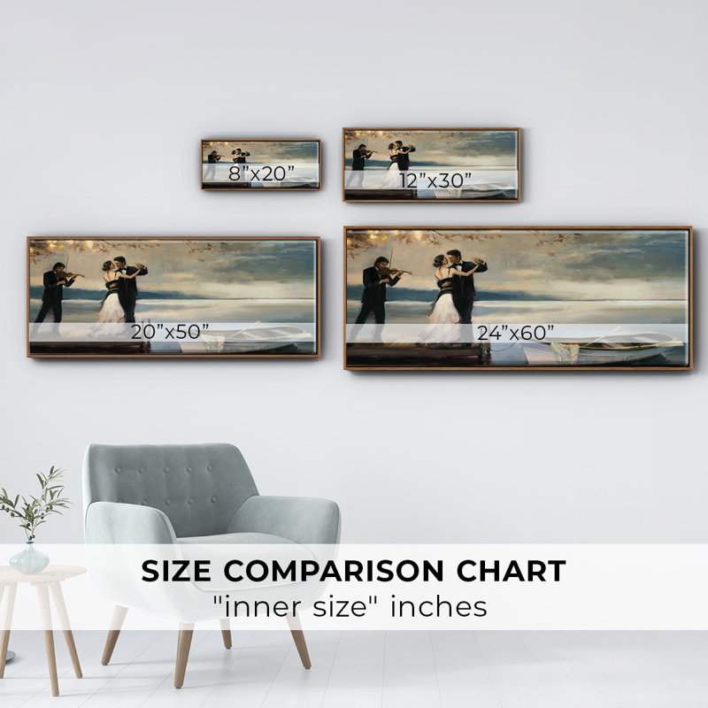 Twilight Romance- Framed Canvas