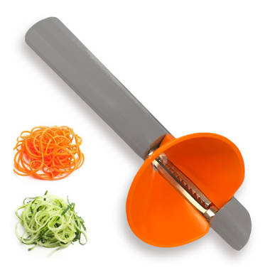 Home Basics Swivel Vegetable Peeler with Rubber Grip