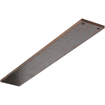 3"W x 20"D Logan Hidden Support Steel Bracket w/ 16" Support Depth, Antiqued Copper