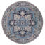 Tapis bleu / beige Huddleston-700340276