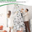 Arbre blanc de 5 pi avec branches en fil mémoire, 498 pointes pour décoration secondaire des Fêtes en hiver, conception à charnières artificielles, fil, bureau-1307230307