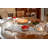 Pewter Vine Glass Cake Stand