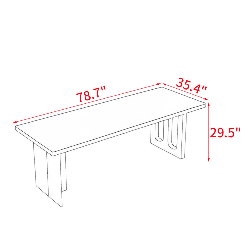 Irmfried, 29.52"H x 78.70"L x 35.40"W