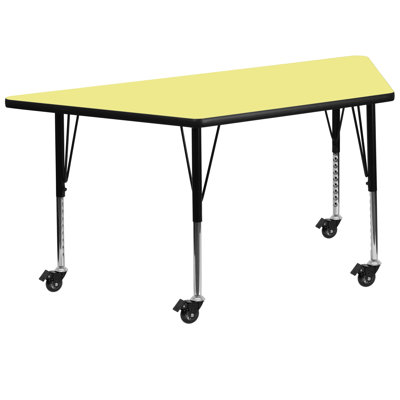 Table d'activité en stratifié Goddard Mobile HP - Pieds réglables