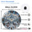Horloge murale en verre 12 po