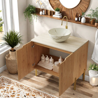 Meuble-lavabo et lavabo Modern
