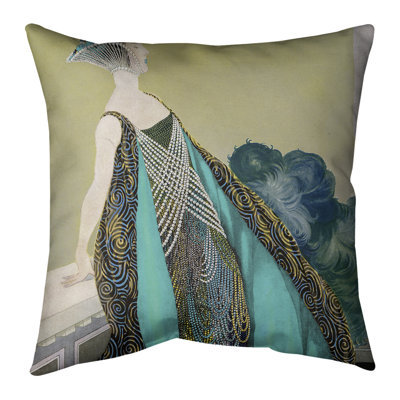 Emily Brodeur Faux Suede Reversible Throw Pillow
