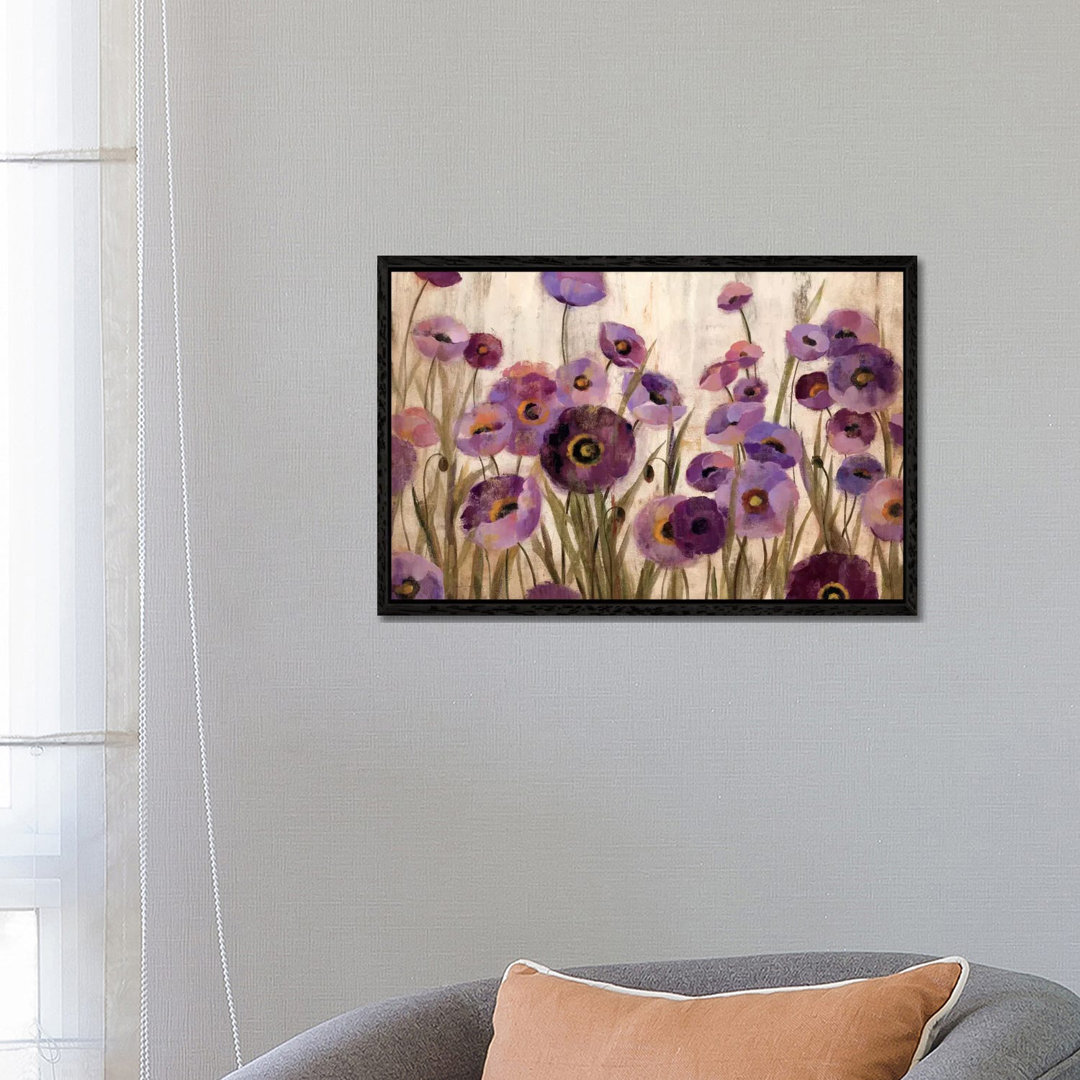 Leinwandbild Pink and Purple Flowers von Silvia Vassileva