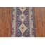 Tapis de couloir bleu en laine 3x12