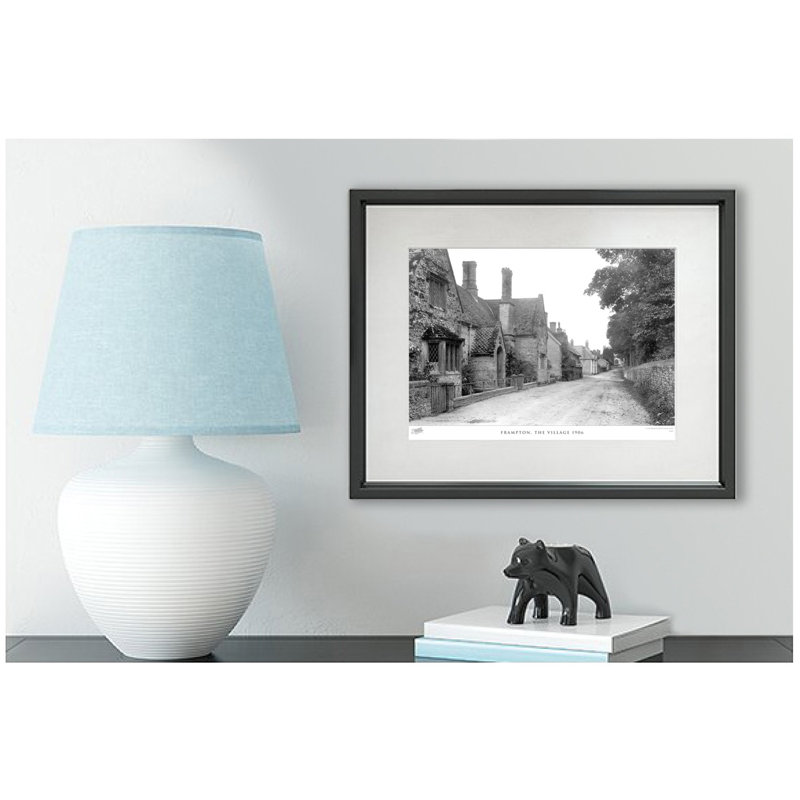 Frampton, The Village 1906 by Francis Frith - Single Picture Frame Print, 45cm H x 60cm W x 2.3cm D