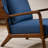 Mid Century Modern Accent Chair With Wood Frame, Upholstered Living Room Chairs With Waist Cushion, Reading Armchair For Bedroom Sunroom-788045296-797595631-797595628