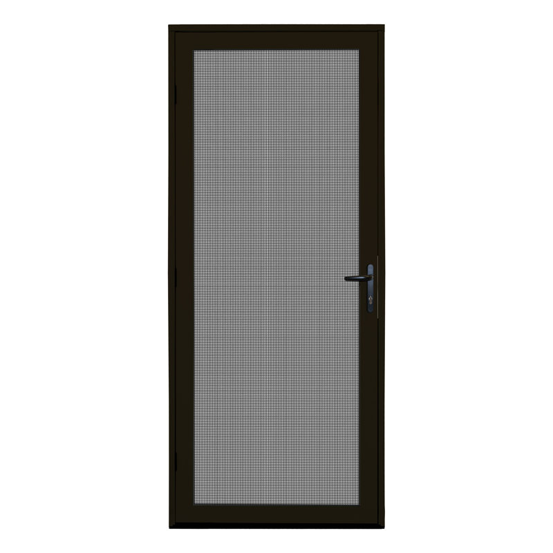 Porte moustiquaire en aluminium de sécurité ultime à fixation en surface 2,1 Meshtec, H 80 po x l 32 po x p 1,7 po