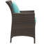 Chaise de salle à manger en rotin et osier Bocabec par Havenside Home-995273849-995238423