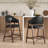 Upholstered Solid Wood Bar Stool Counter Stool-1906351998-1906351999