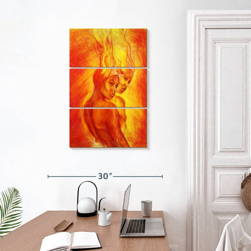 Leisha Shango Flames, 32" H x 20" W