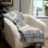 Donna Sharp Coastal Star Embroidered Pieced Cotton Quilted Throw