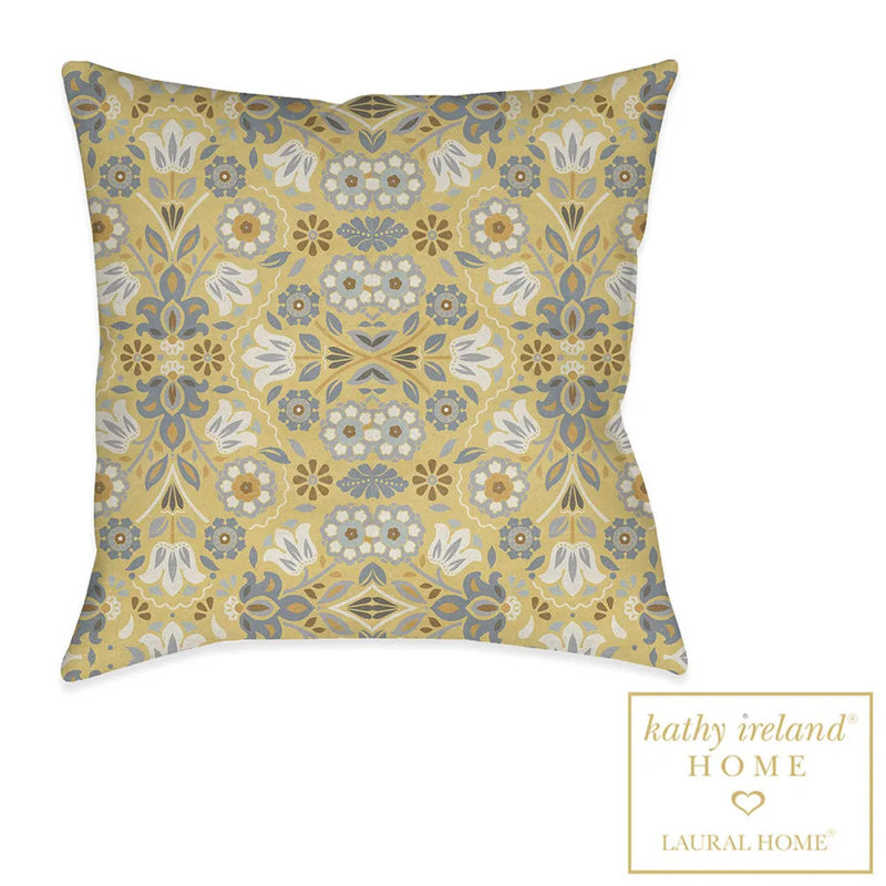 Coussin Indochine, Jaune