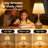 Touch Table Lamps For Bedroom, Farmhouse 3-Way Dimmable Bedside Lamps For Nightstand With Fabric Shade,Lamps For Living Room，Desk Lamps For Home Office(set of 2)-1521862123