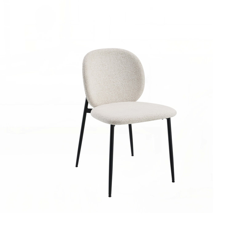 Boucle Upholstered Dining Chair
