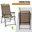 Fauteuil de patio pliant Wolfenbarger