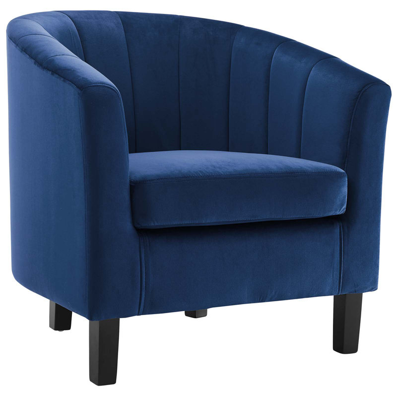 Velvet Armchair, Navy Velvet