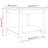 Coffee Table White 19.7"X19.7"X17.7" Solid Wood Pine