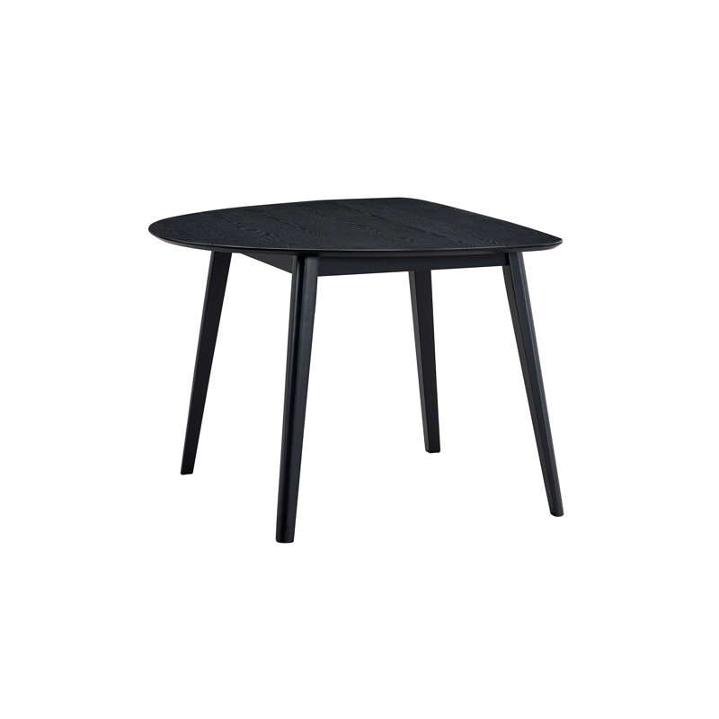 Real Black Finish Dining Table