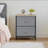 Jaece Modern 2-Fabric Drawer Nightstand, Small Space Bedside Table, End Table Storage Cabinet-1156309208