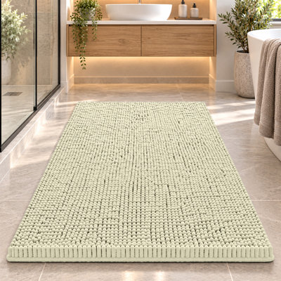 Luxury 100% Microfiber Chenille Door Mat - Soft, Absorbent And Non-Slip Floor Mat