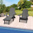 Wister Foldable Outdoor Adirondack Chair With Ottoman-1170859816