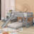 Twin Loft Bed With Slide And Ladder-1874897064