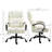 Vinsetto Big And Tall Office Chair With Wide Seat, Executive Computer Chair With Adjustable Height, Swivel Wheels And Linen-544362485