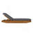 Modern Acacia Wood Chaise Lounge With Water-Repellent Cushion For Outdoor Relaxation-1080031970