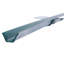 Poteaux de clôture, 1,5 m, acier, paquet de 10, poteau robuste en U, vert, construction durable avec revêtement anticorrosion