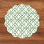 Vida Leather-like; Linen Round Placemats