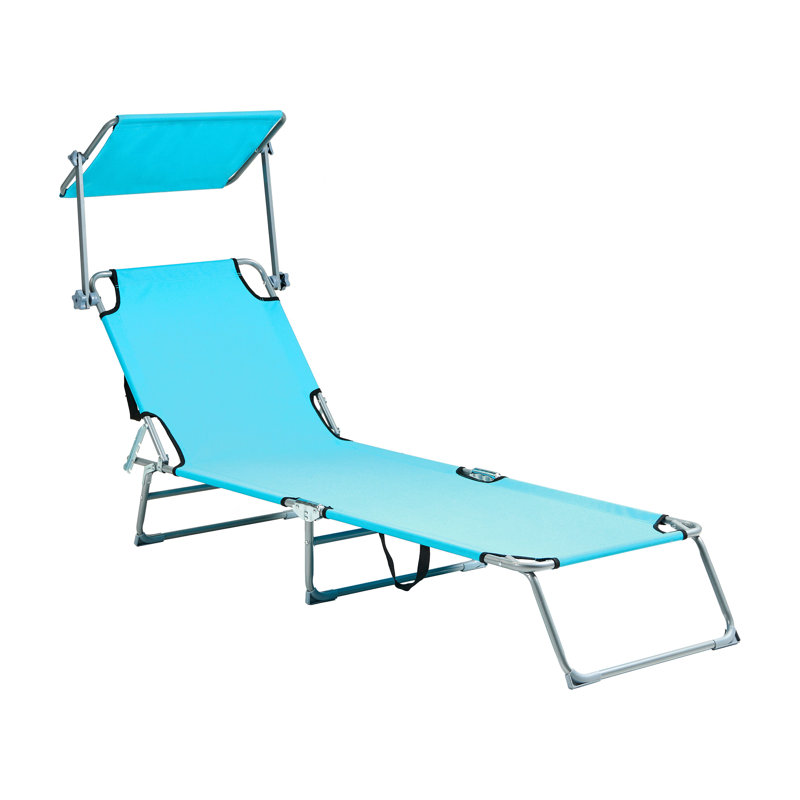 Sun Lounger FOLIGNO Metal, Blue