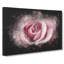 Pretty in Pink Rose Flower - Wrapped Canvas Painting Print-56647880