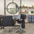 Backed Adjustable Height Ergonomic Lab Stool with Footring Wheels