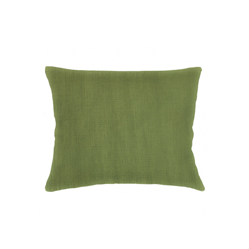 Oreiller en lin So So So, H 28 po x l 36 po, Housse de coussin seulement - sans coussin, Vert